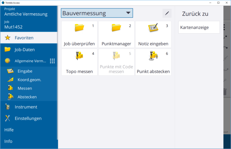 Feldrechner Trimble Access