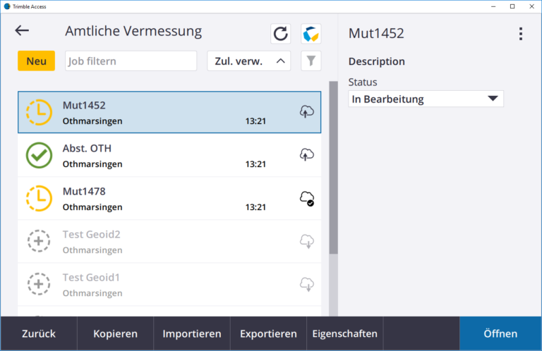 Feldrechner Trimble Access