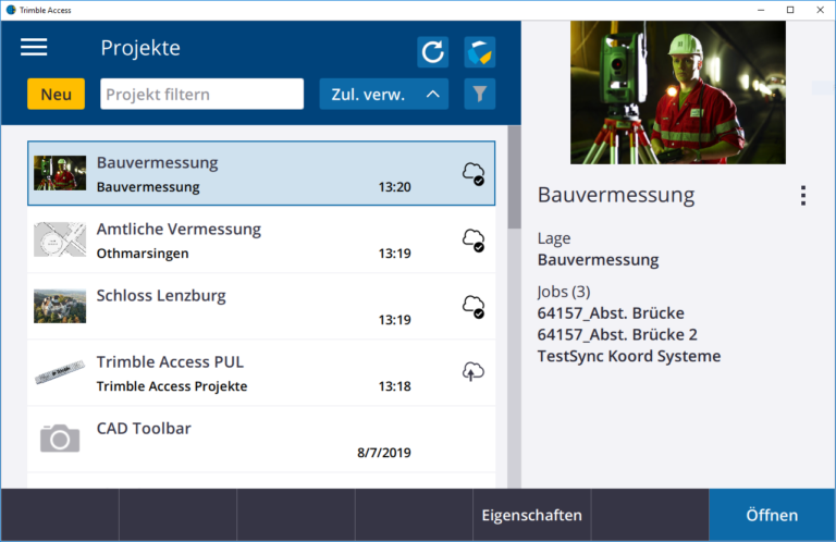 Feldrechner Trimble Access