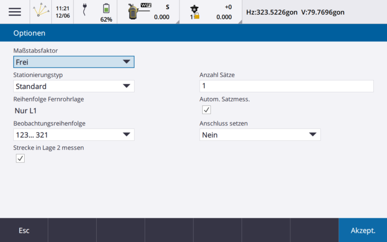 Feldrechner Autoresection